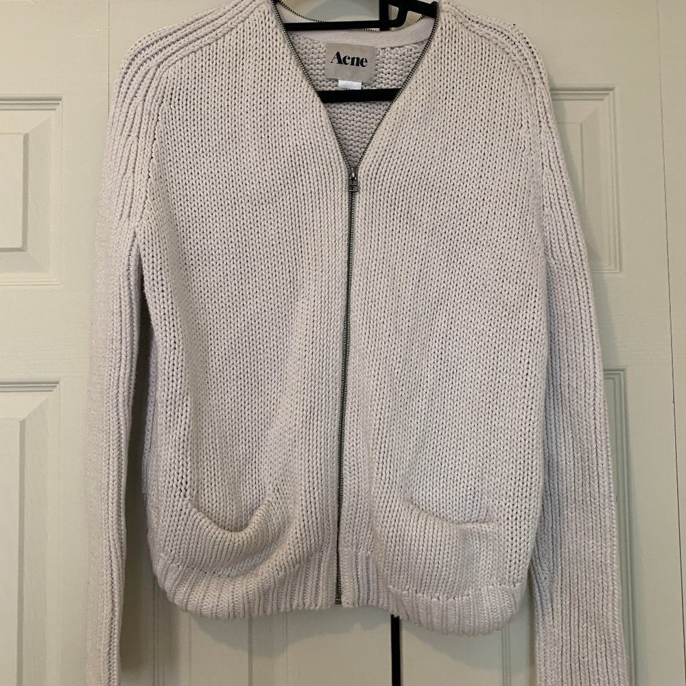 Acne S/S10 Zipper cardigan